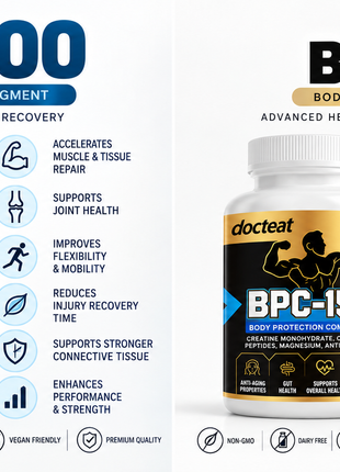 Wolverine Stack Tissue Repair|BPC 157 1000mg + TB 500 Stack | 60 Capsules each