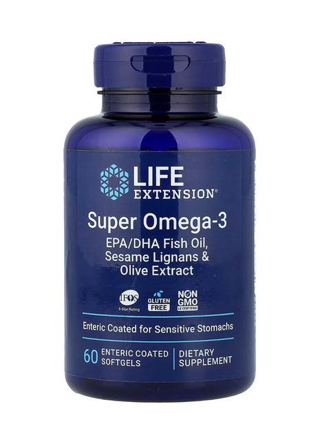Life Extension Omega 3 + EPA 700mg & DHA 500mg - 60 caps