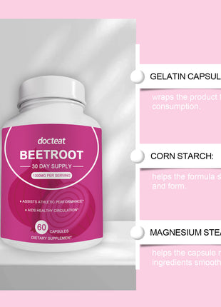 Docteat Beetroot | Wellness support - 60 caps