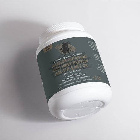 Warrior Nutrition 100% Whey Protein Isolate & MCT Oil (Rich Chocolate)