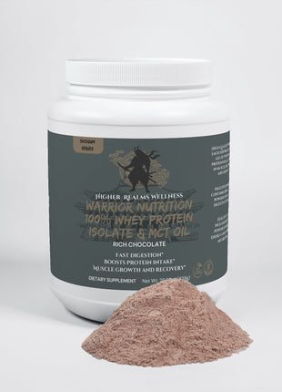Warrior Nutrition 100% Whey Protein Isolate & MCT Oil (Rich Chocolate)