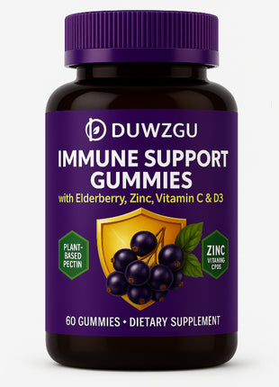 Sambucus Elderberry 60 Gummies – Immune Support with Zinc, Vitamin C & D3