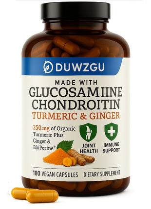 Glucosamine Chondroitin Turmeric & Ginger 180 Tabs – Joint & Immune Support