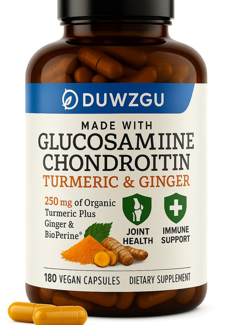 Glucosamine Chondroitin Turmeric & Ginger 180 Tabs – Joint & Immune Support