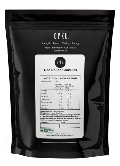 1Kg Bee Pollen Granules - 100% Australian Pure Raw Supplement