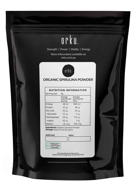 1Kg Organic Spirulina Powder - Supplement Arthrospira Platensis Algae Food