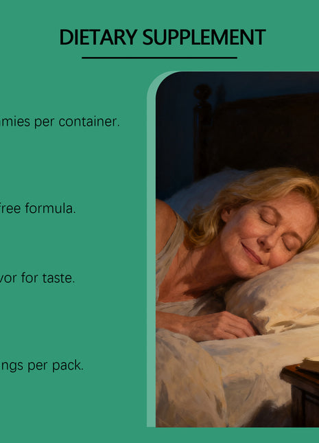 Melatonin Deep Sleep Support with Magnesium & L-Theanine – 60 Gummies