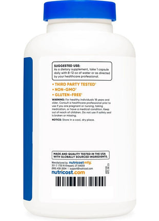 Vegan N-Acetyl L-Cysteine (NAC) 600mg – 60 / 120 / 180 Tablets