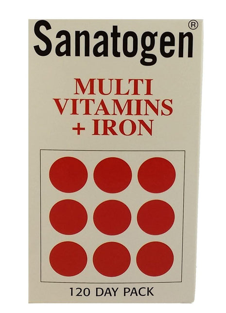 Sanatogen Multi Vitamins & Iron - 120 capsules