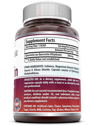 MZT Quercetin 60 Capsules | Immune Support & Antioxidant