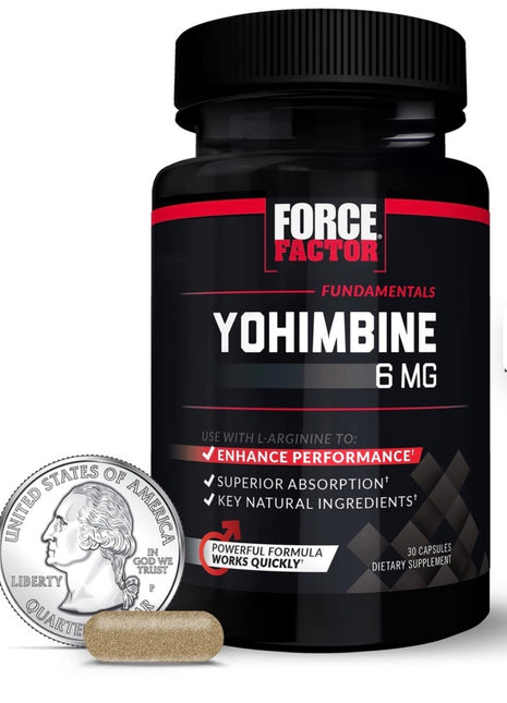 Force Factor Men’s Yohimbine 6mg - 30 caps