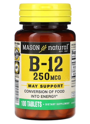 Mason Vitamins Mason Vitamin B 12 250mcg Tablets