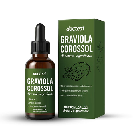 Docteat Graviola Corossol Drops 60ml | Plant-Based Soursop Extract