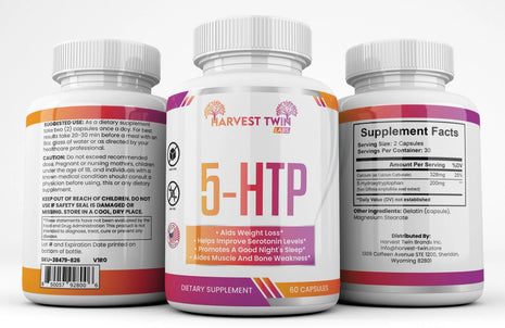 5-HTP Mood Enhancer for Increased Serotonin Levels | 60 Capsules