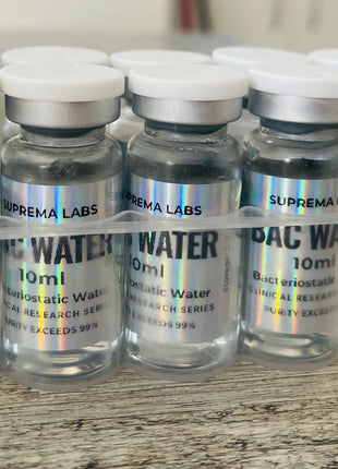 Lab Research Bacteriostatic Water - 10ml (1 vial) - 99% of purity