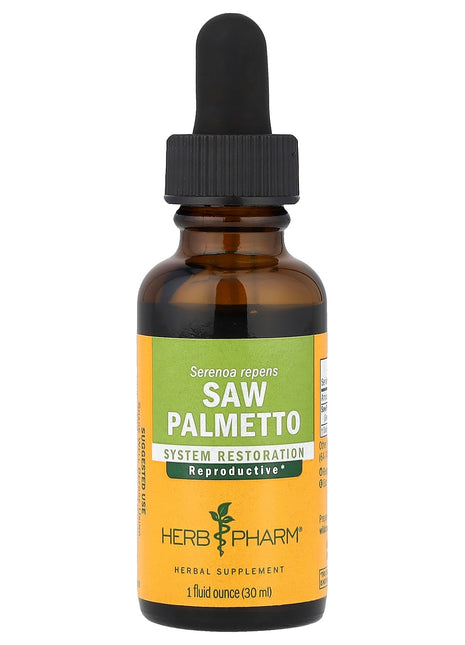 Herb Pharm Saw Palmetto Berry Liquid Extract for Prostate Support - 30ml