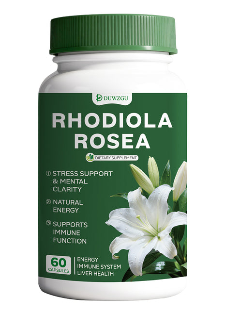 Rhodiola Rosea 60 Caps | Stress Support, Mental Clarity & Natural Energy