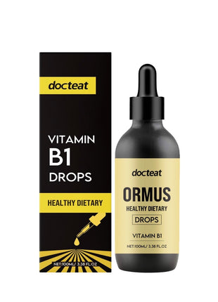 Docteat Ômus 100% Pure Vitamin |B1 Thiamine| Brain modulation & health nerve system Drops 100ml