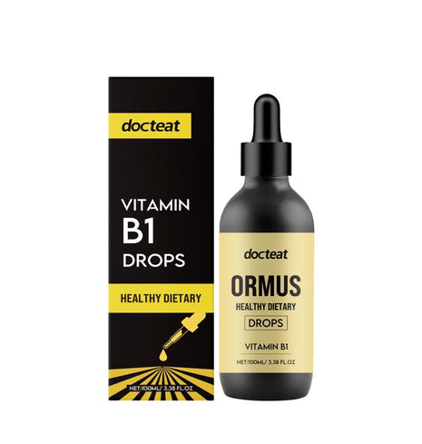 Docteat Ômus 100% Pure Vitamin |B1 Thiamine| Brain modulation & health nerves- 100ml