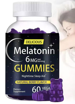 Melatonin +Vitamin A with Xylitol 6mg – Sugar-Free |60 Gummies