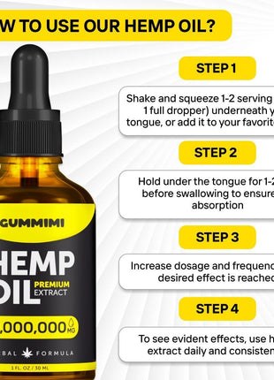 Оrganic Oil 10 000 000 mg Natural Drops Rich in Vitamins B C E & Omega 3 6 9
