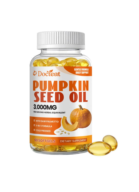 Pumpkin Seed Oil 60 Softgels | Hormonal Balance & Vitality Support