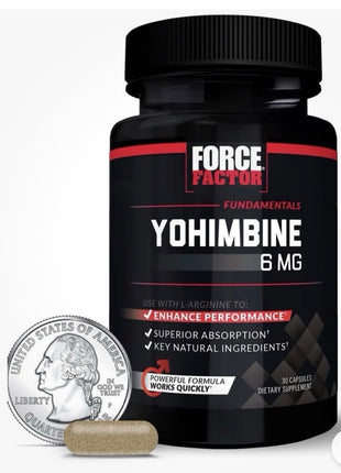 Force Factor Men’s Yohimbine 6mg - 30 caps