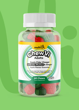 Apple Cider Vinegar (with the Mother) & Ginger Gummies - Apple Flavour
