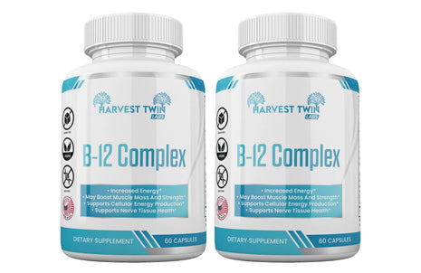 B-12 Complex Vitamin Supplement | 60 Capsules