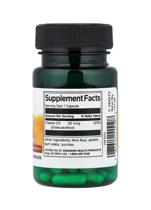 Swanson Vitamin D3 pure - high concentration - 60 caps