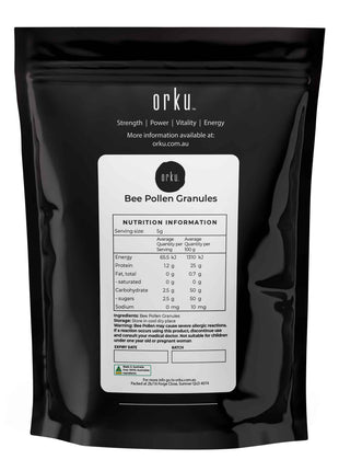 Bee Pollen Granules - 100% Australian Pure Raw Supplement