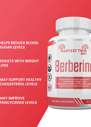 Berberine | Harvest Twin Labs | 60 Capsules