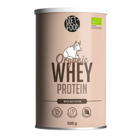 Organic Whey Protein Cocoa 500g – Whey Protein Powder with Cocoa