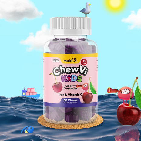 Iron & Vitamin C 60 Gummies - Cherry Flavour (For Kids)