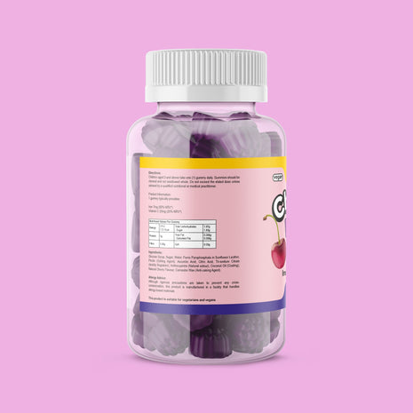 Iron & Vitamin C 60 Gummies - Cherry Flavour (For Kids)