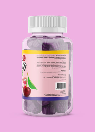 Iron & Vitamin C 60 Gummies - Cherry Flavour (For Kids)