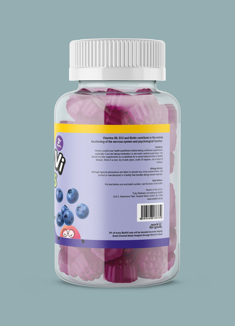 Multivitamin Gummies - Berry Flavour                                     (For Kids)