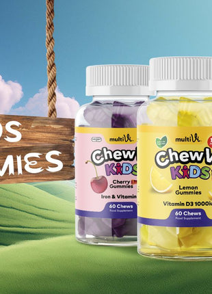 Iron & Vitamin C 60 Gummies - Cherry Flavour (For Kids)