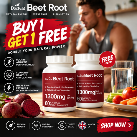 Beet Root 1300mg - Promotion Buy 1 & Get 1 Free!