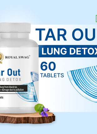 Ayurvedic Lung Detox Tablets(60 Count) Vegetarian, Herbal Supplement