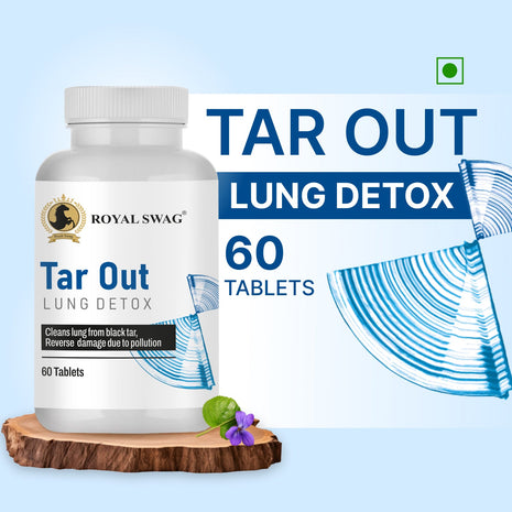 Ayurvedic Lung Detox Tablets(60 Count) Vegetarian, Herbal Supplement-1