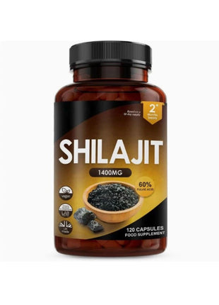 Shilajit + Sea Moss Complex – Fulvic Acid 60% - 120 Caps| 2-Month Supply | High Potency Formula