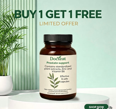 Docteat Prostate Care | Buy 1 & Get 1 Free! 60 capsules
