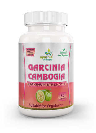 Garcinia Cambogia |Healthy Weight Support - Vegan, Gluten Free, Non-GMO, 60 Capsules