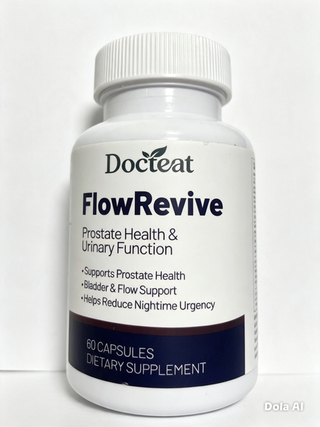 Docteat FlowRevive Prostate Health | Supports Bladder| 60 Capsules