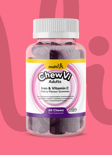 Iron & Vitamin C Gummies - Cherry Flavour