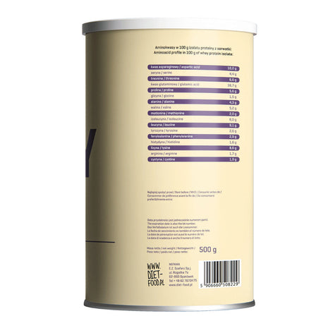 Diet Food Whey Protein Isolate 500g – 100% Milk Whey Protein Powder