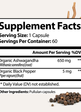 MOOD: Ashwagandha Supplement for Mood Swings & Cramp Relief