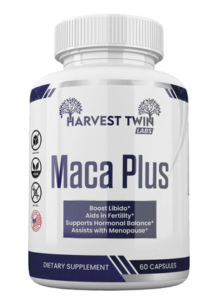 Harvest Twin Maca Plus | Hormonal Balance - 60 Capsules