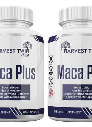 Harvest Twin Maca Plus | Hormonal Balance - 60 Capsules